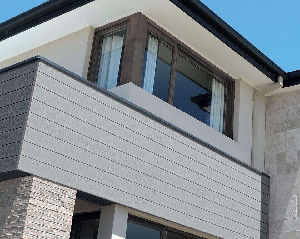 Woning met Dumaclin gevelbekleding in grijs