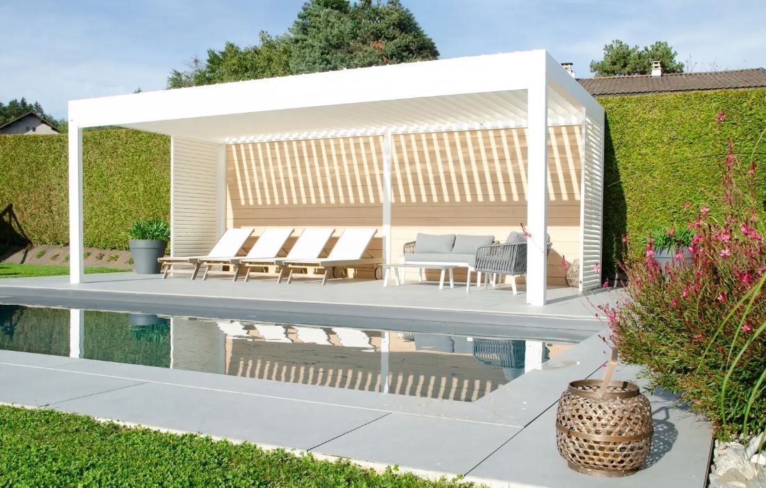 Prachtige Pergola Poolhouse
