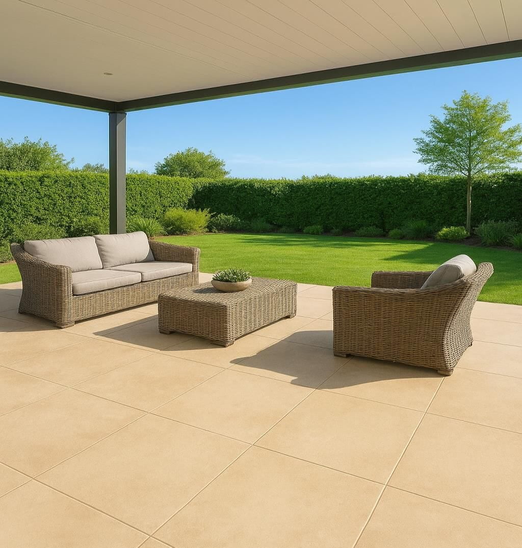 Ambiente 20 mm tegels sfeerbeeld – Bouwcenter MVR Oostende